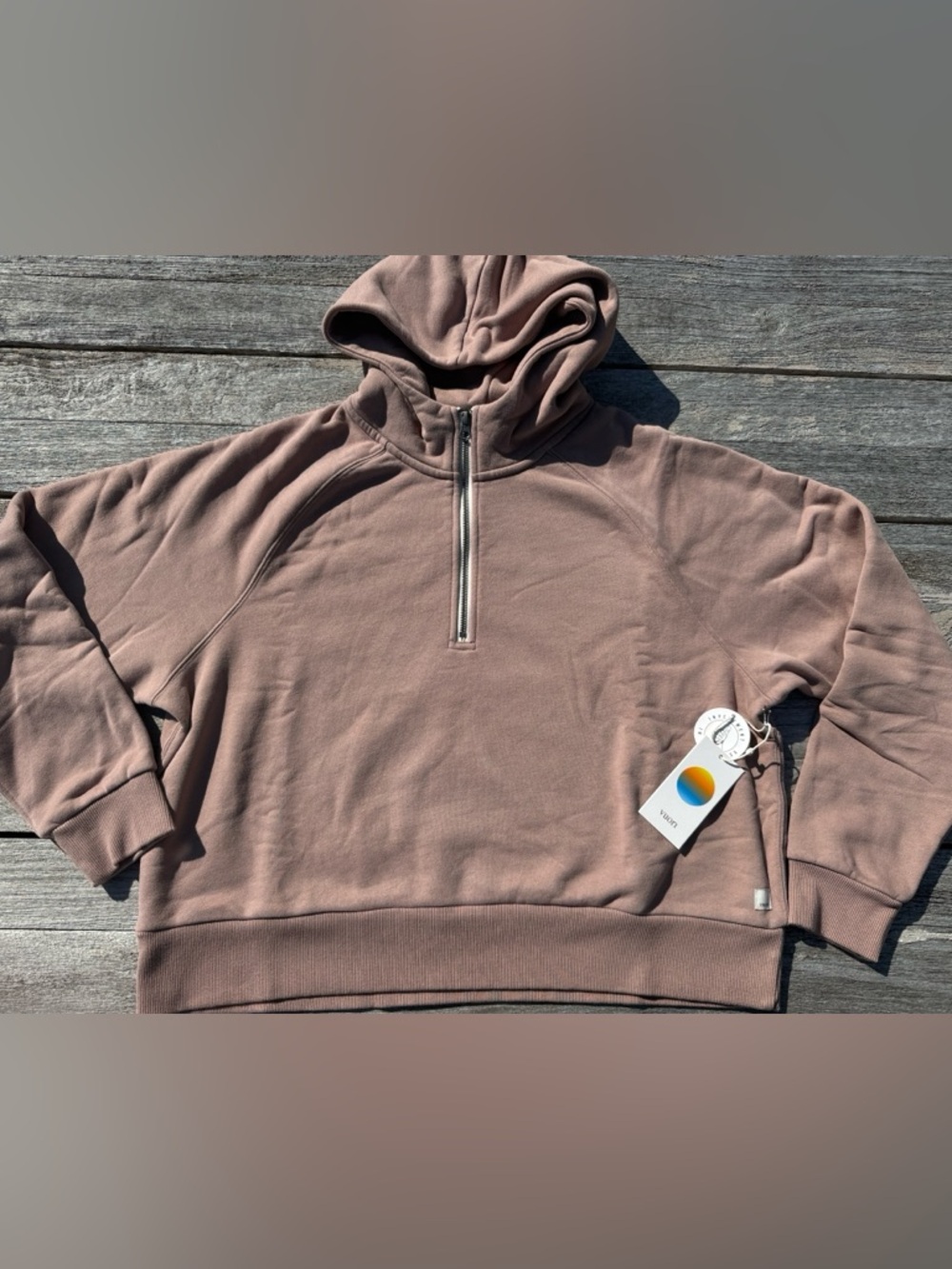 VUORI Restore Half‎ Zip Hoodie Canyon Clay XXL NWT